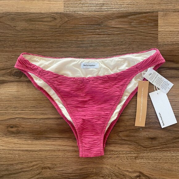 Reformation Magenta Swim Bottoms - Picture 1 of 3